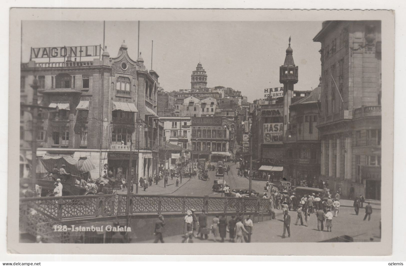 TURKEY,TURKEI,TURQUIE ,ISTANBUL ,GALATA, 1952,PHOTOCARD - Turchia