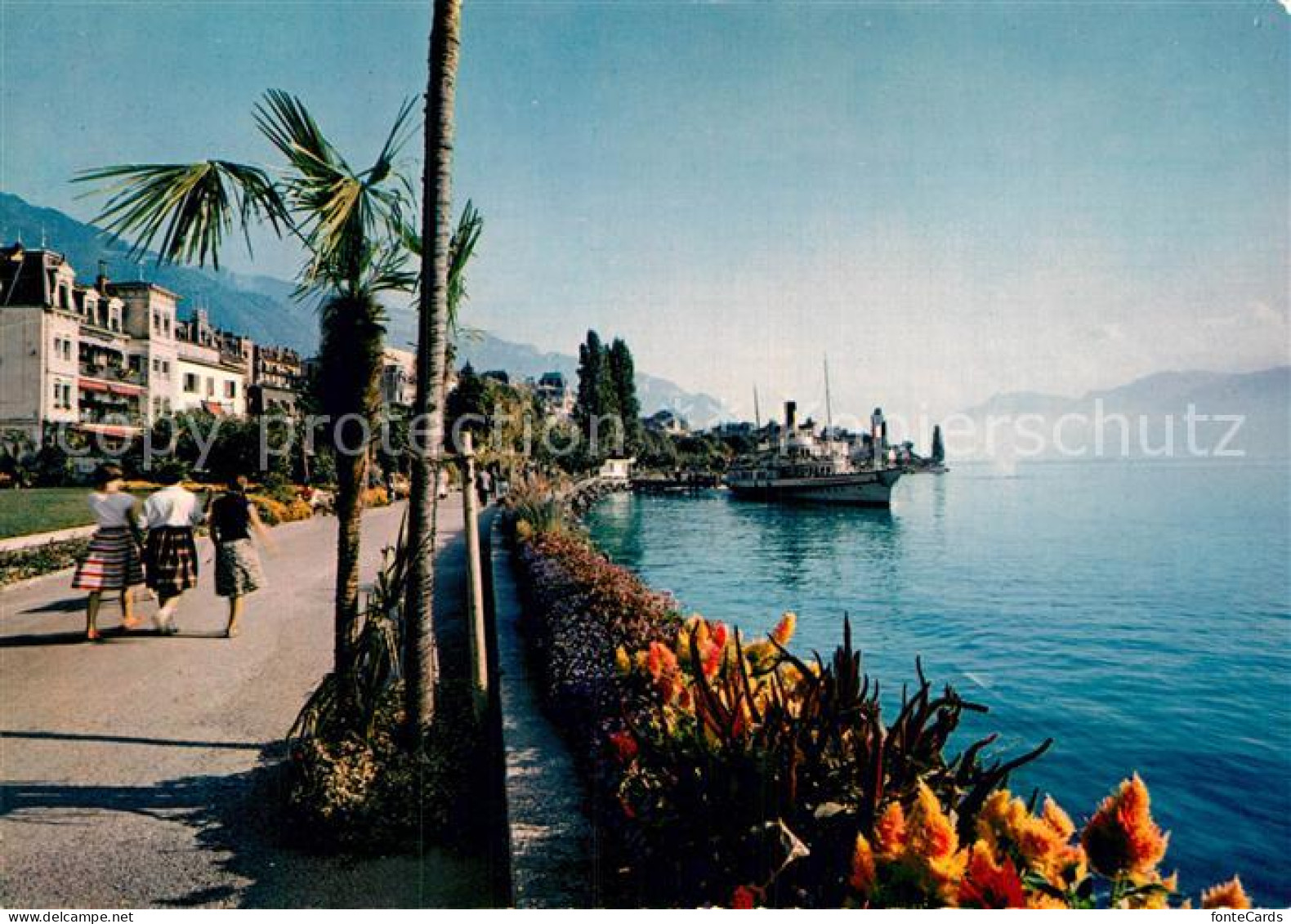 13001650 Montreux VD Blumen Am Quai Montreux VD - Other & Unclassified