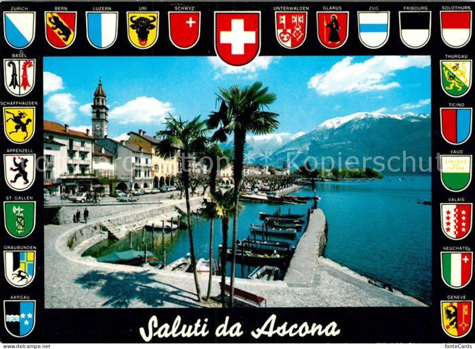 13001091 Ascona Lago Maggiore Hafen Ascona Lago Maggiore - Altri & Non Classificati