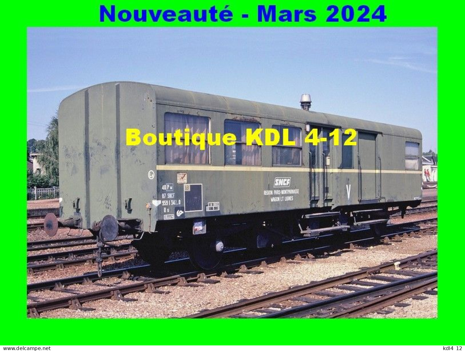 ACACF 862 - Voiture D3 D Ex Etat Devenue Wagon De Cantonnement - CHATEAU-DU-LOIR - Sarthe - SNCF - Chateau Du Loir