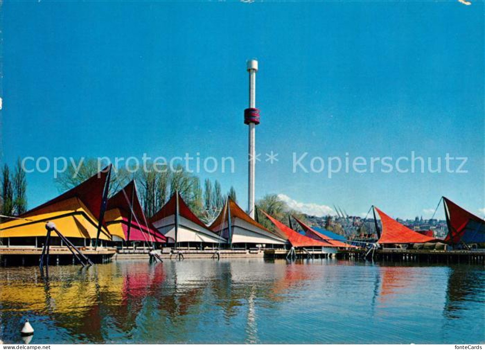 12999811 Exposition Nationale Lausanne 1964 Port Tour Spiral Exposition National - Other & Unclassified