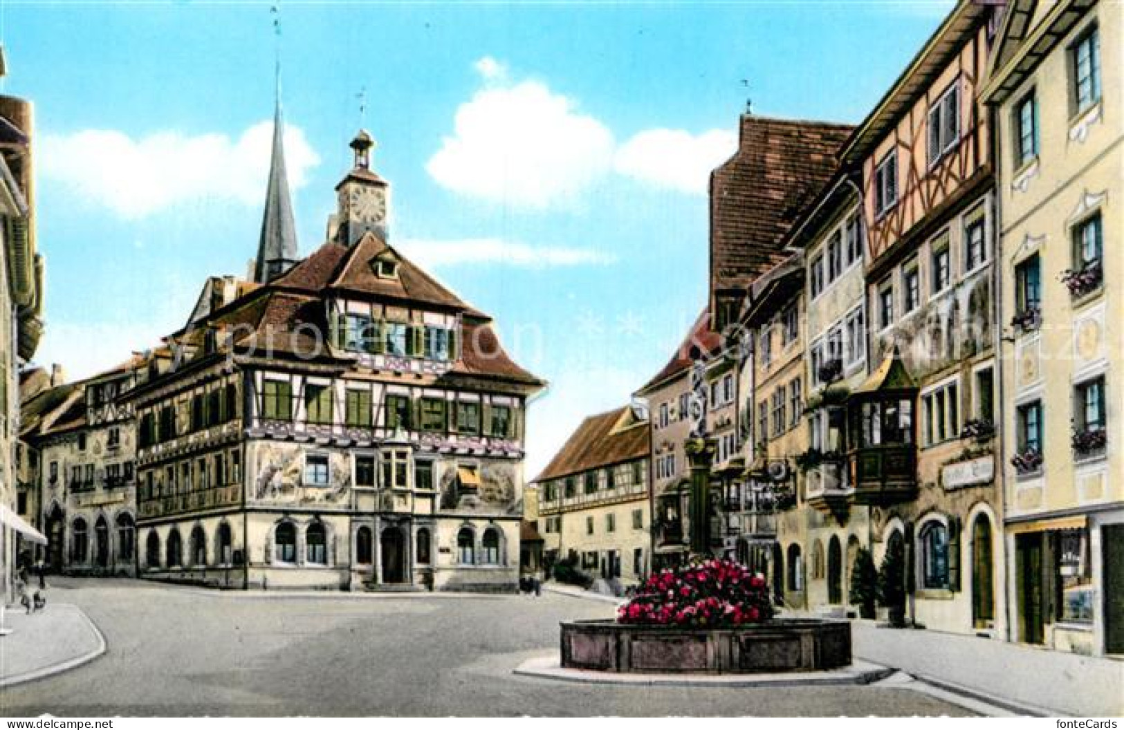 12999652 Stein Rhein Rathausplatz Und Rathaus Stein Rhein - Autres & Non Classés