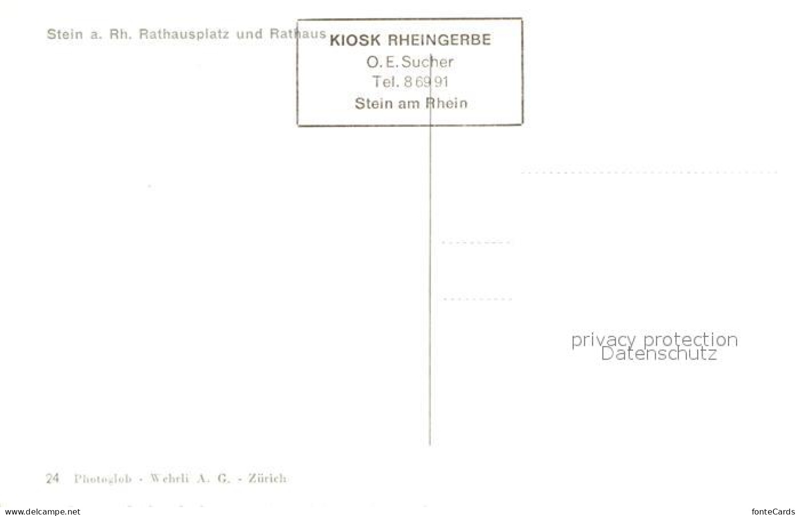 12999652 Stein Rhein Rathausplatz Und Rathaus Stein Rhein - Sonstige & Ohne Zuordnung