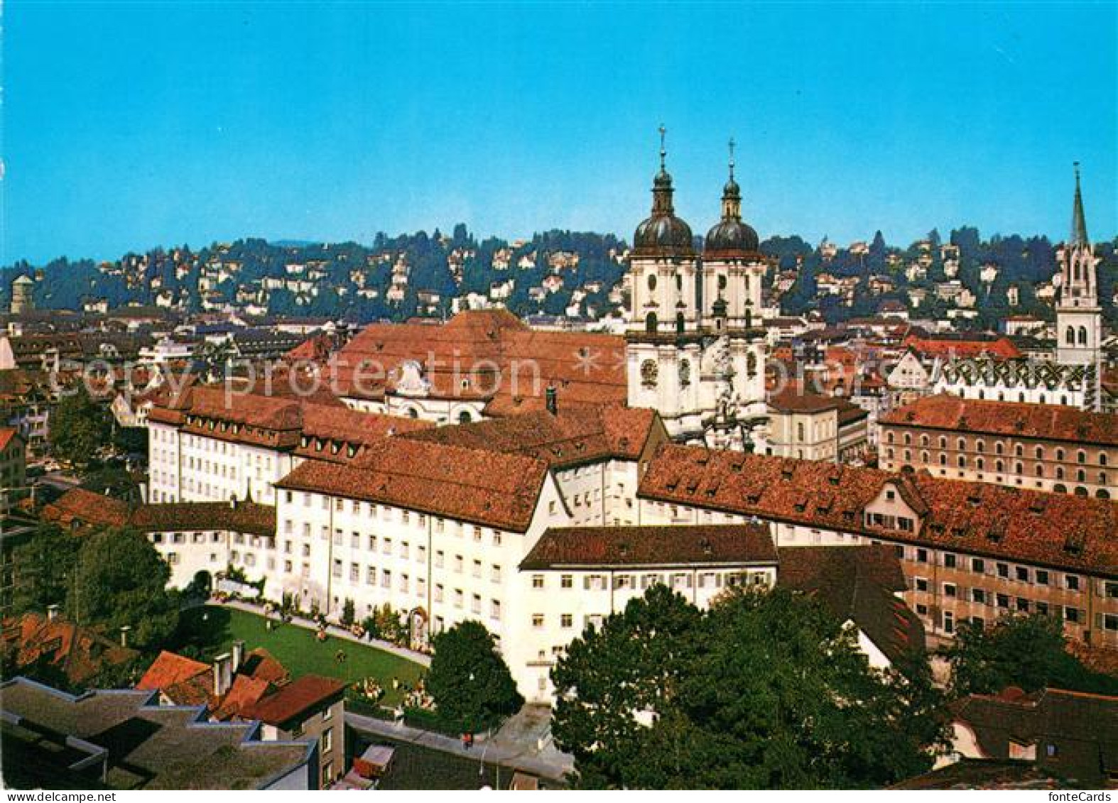 12999440 St Gallen SG Stadtblick Mit Stadtkirche St Gallen SG - Andere & Zonder Classificatie