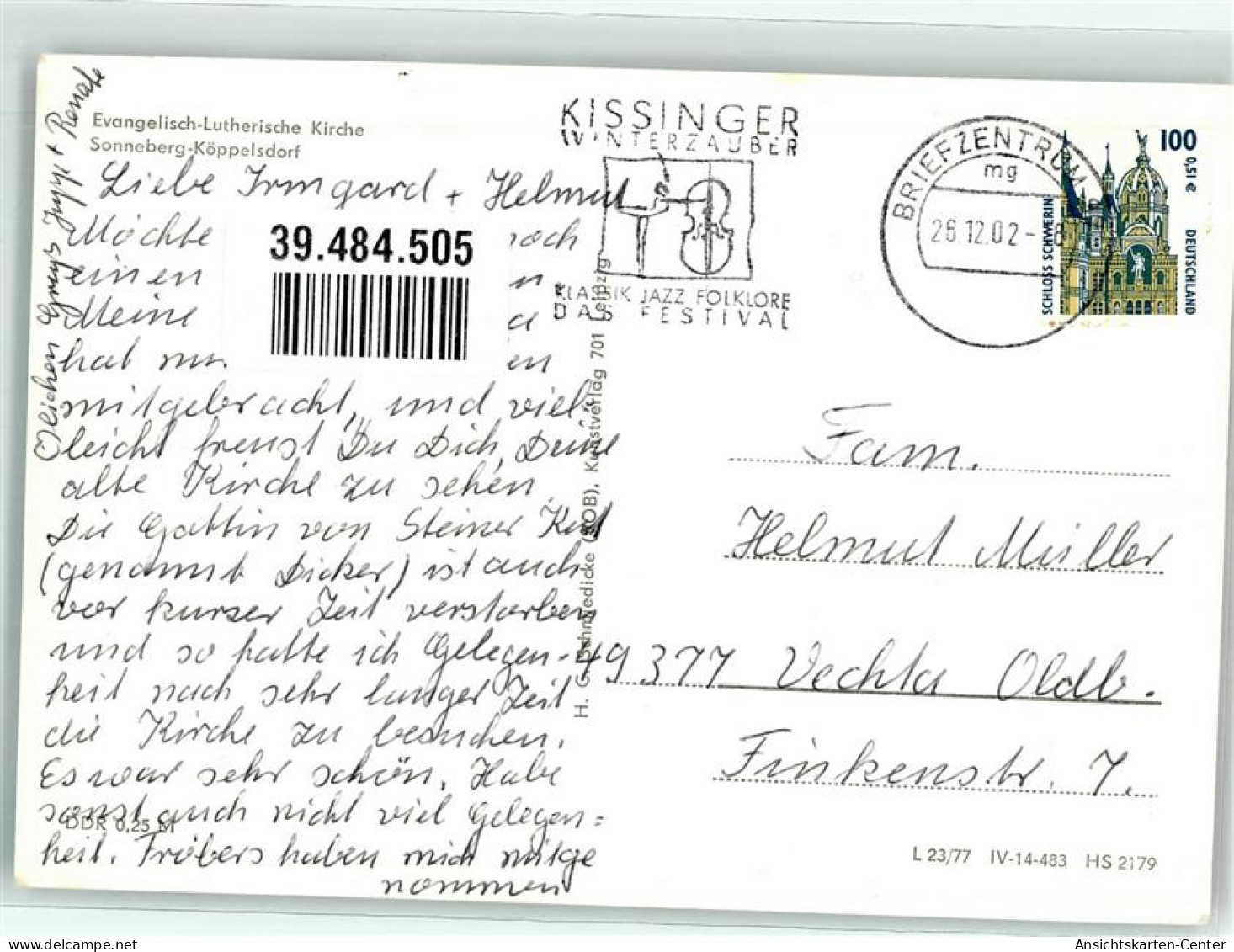 39484505 - Sonneberg , Thuer - Sonneberg