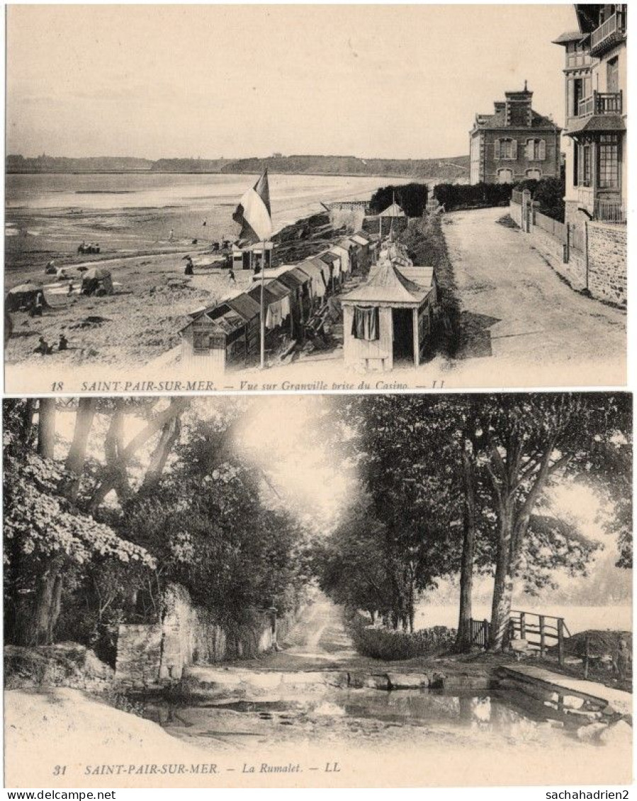 50. SAINT-PAIR-SUR MER. 2 Cartes 18 & 31 - Autres & Non Classés