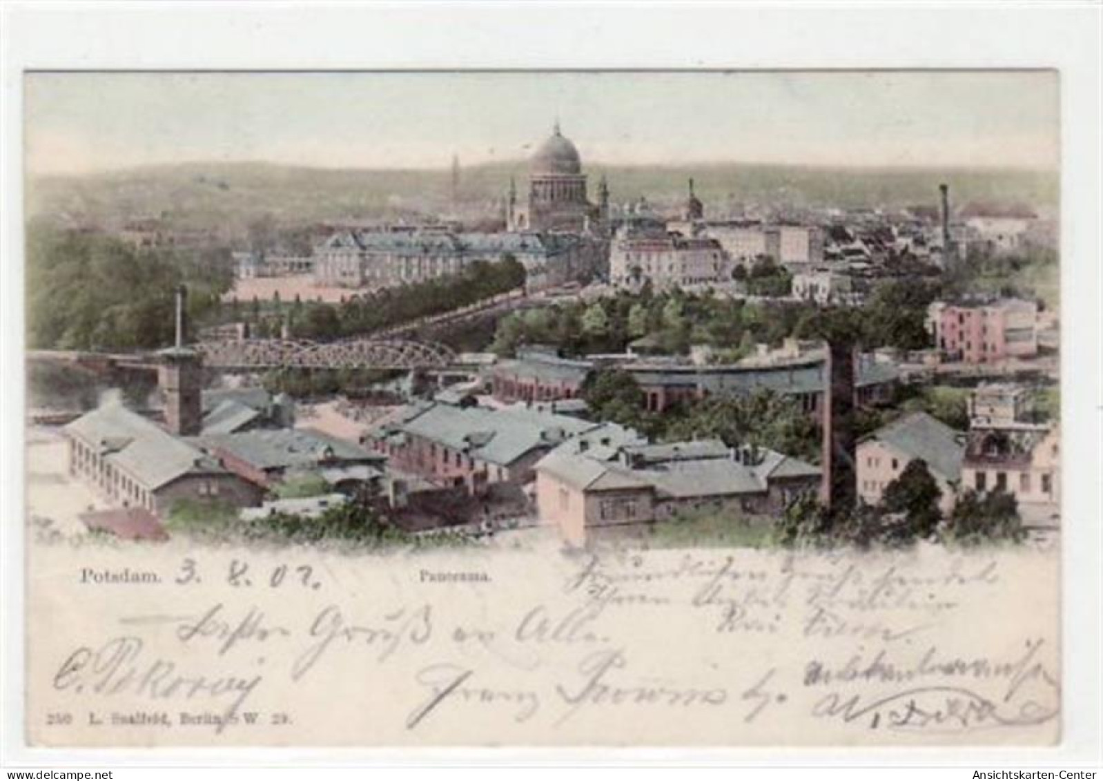 39003005 - Panorama Von Potsdam. Postalisch Gelaufen 1902. Gute Erhaltung. - Potsdam