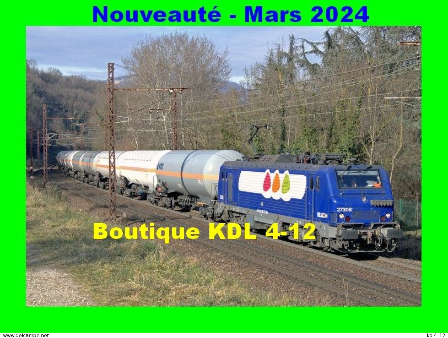 ACACF 863 - Train, Loco 27308 Vers AIX-LES-BAINS - Savoie - SNCF - Treni
