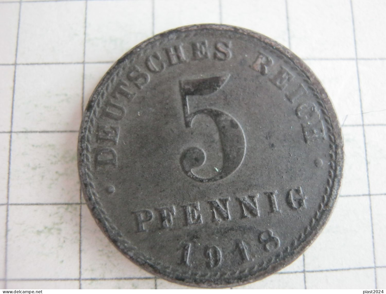 Germany 5 Pfennig 1918 A - 5 Pfennig