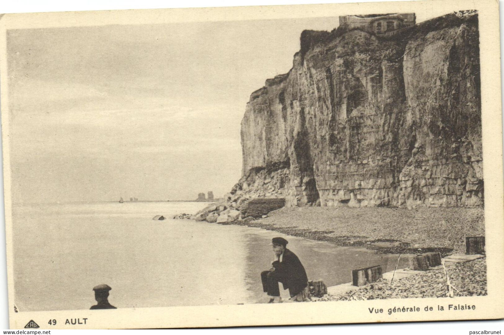 AULT - VUE GENERALE DE LA FALAISE - Ault