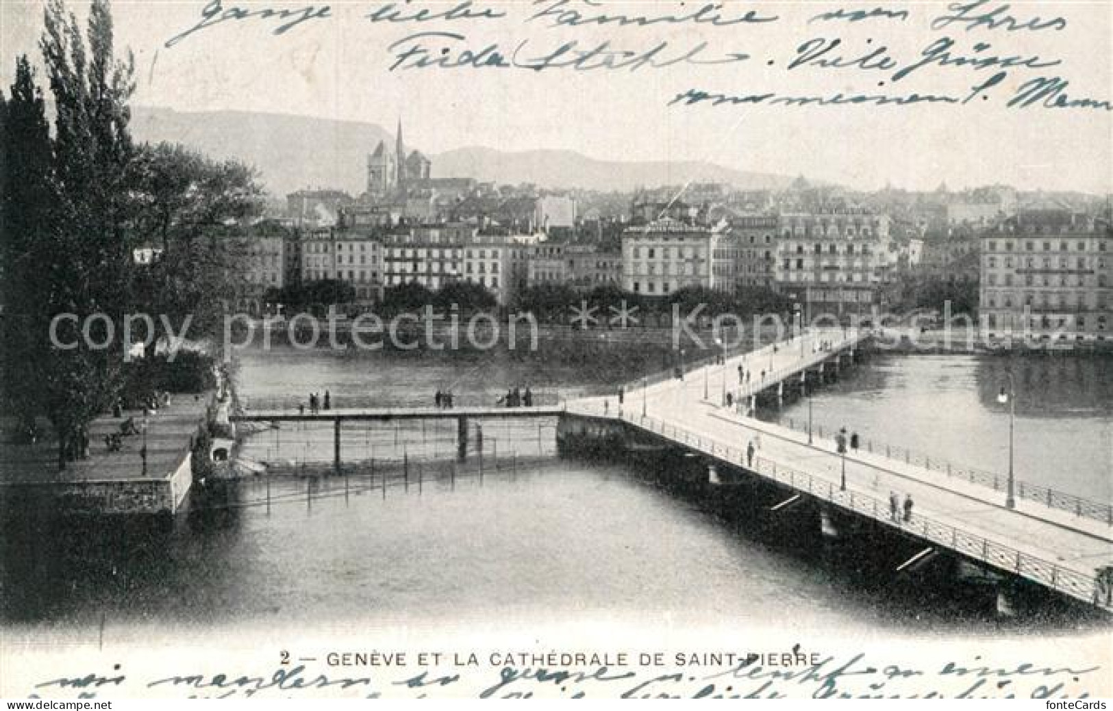 12994624 Geneve GE Et La Cathedrale De Saint Pierre Geneve - Andere & Zonder Classificatie