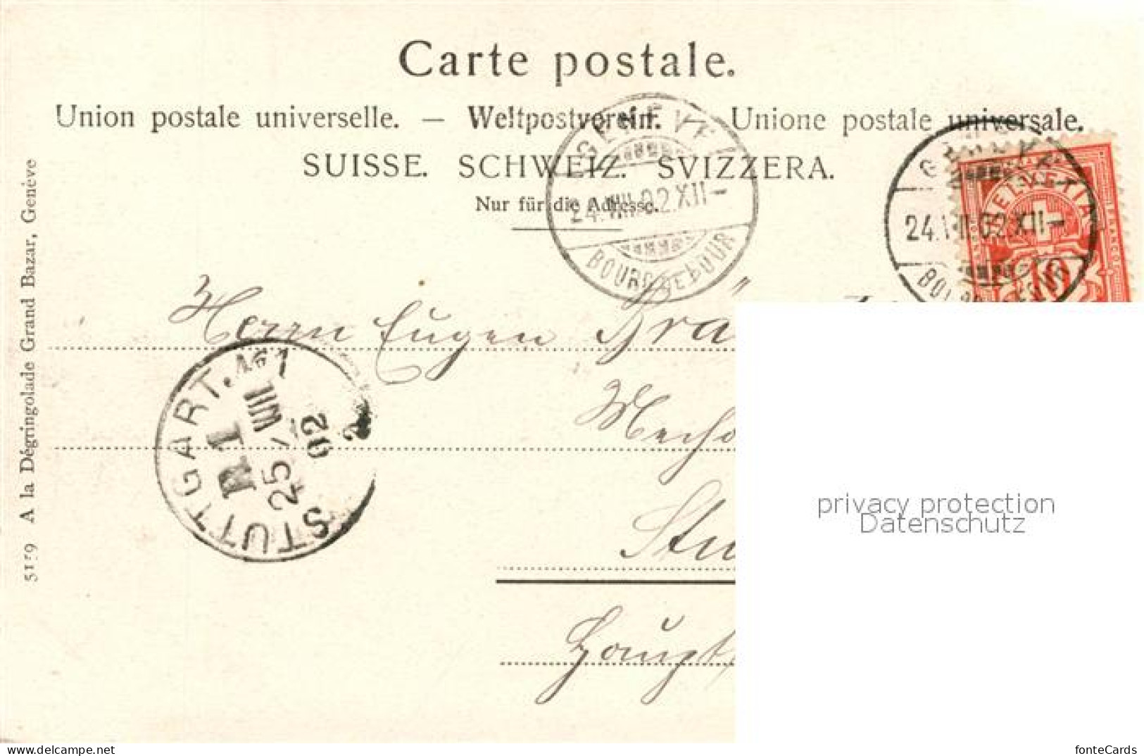 12994621 Geneve GE Place Des Alpes Geneve - Andere & Zonder Classificatie