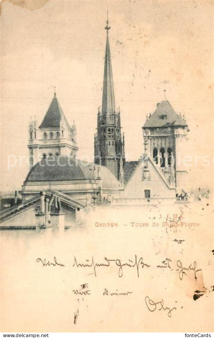 12994613 Geneve GE Tours De Saint Pierre Geneve - Sonstige & Ohne Zuordnung