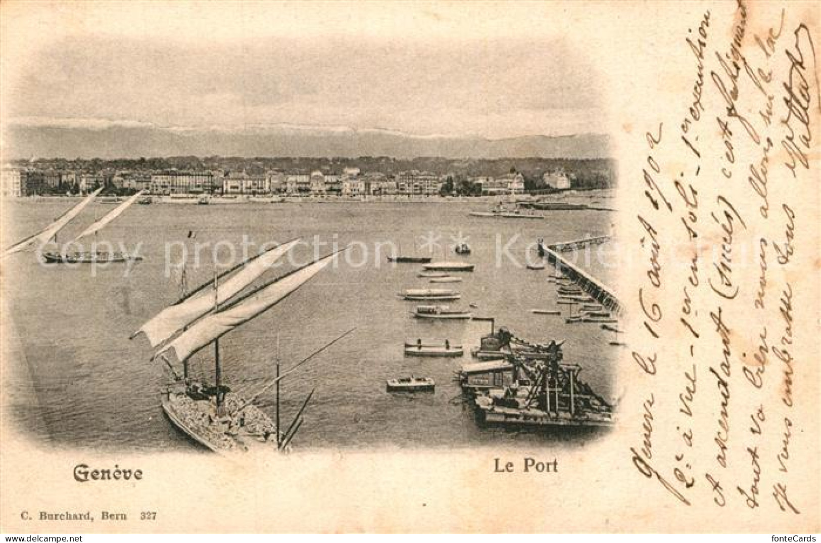 12994603 Geneve GE Le Port Bateaux Geneve - Sonstige & Ohne Zuordnung