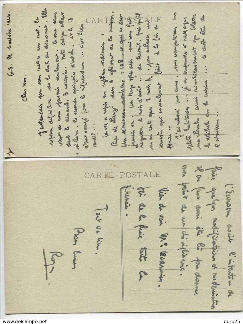 LOT 2 CPA * Petit Séminaire FLERS De L'ORNE 1926 La Cigale Et La Fourmi Fable Chantée (Troupe Théâtre) - Flers