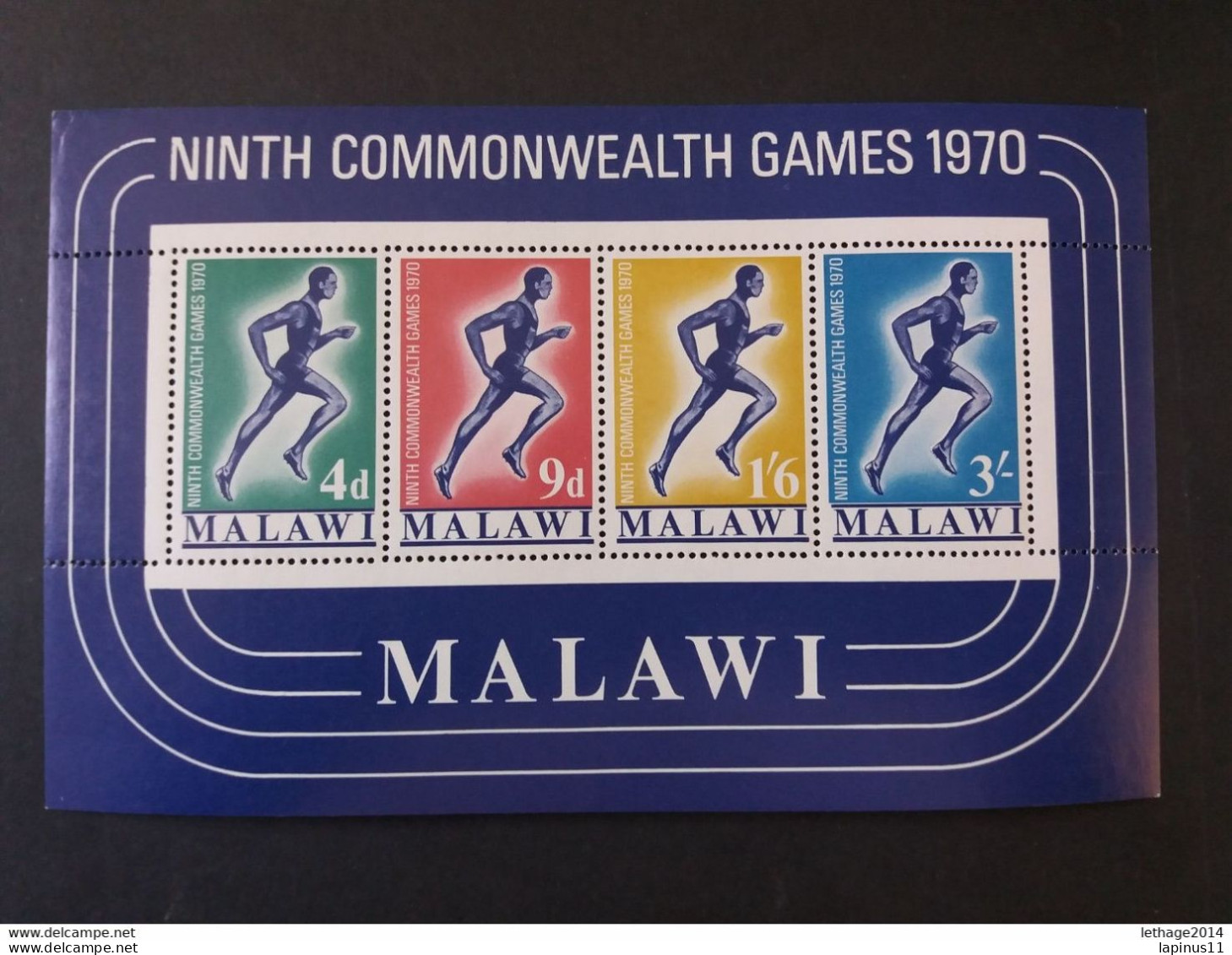 MALAWI 1970 9 JEUX DU COMMONWEALTH A EDIMBOURG MNH $ - Malawi (1964-...)