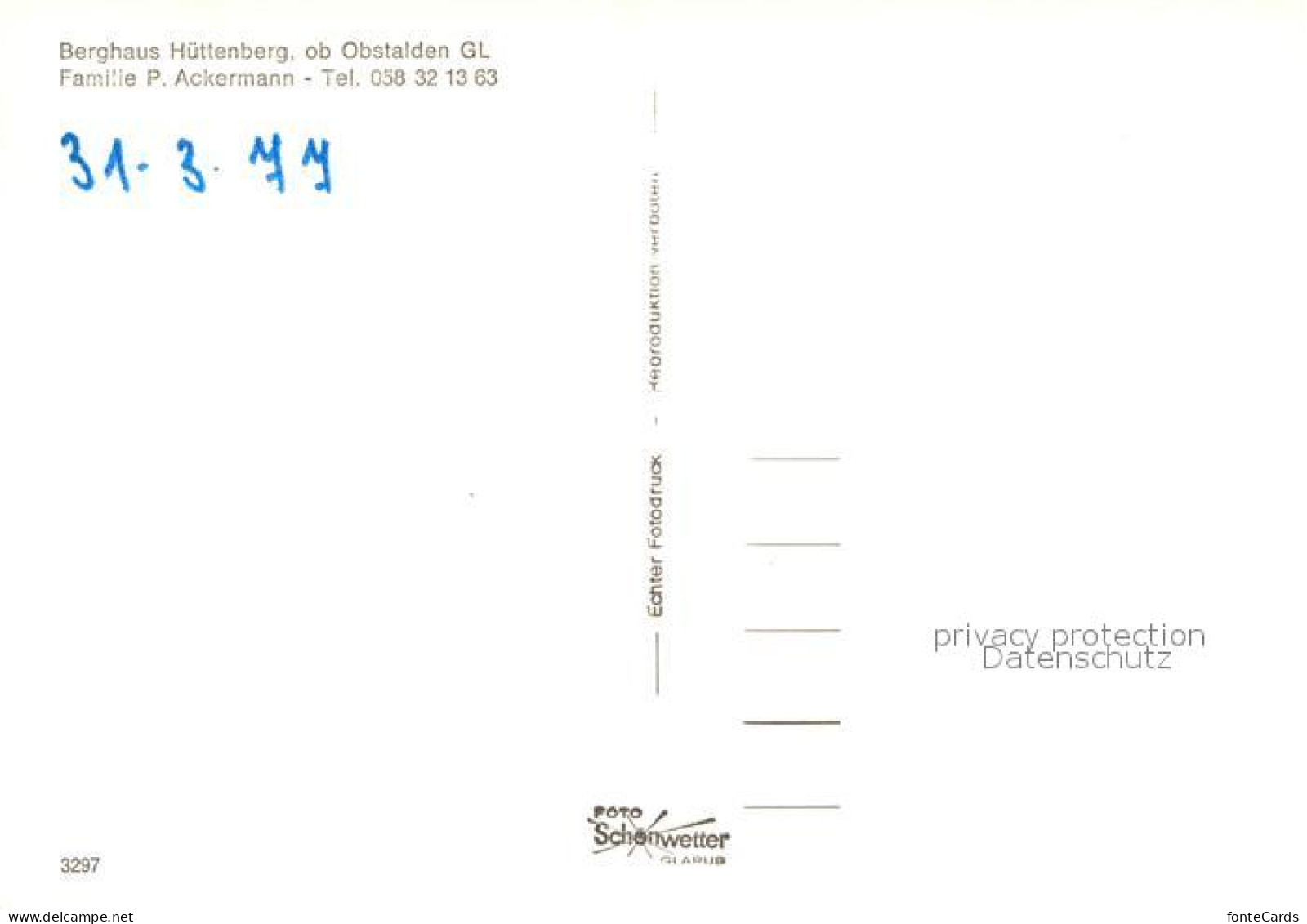 12991078 Obstalden Berghaus Huettenberg Obstalden - Otros & Sin Clasificación