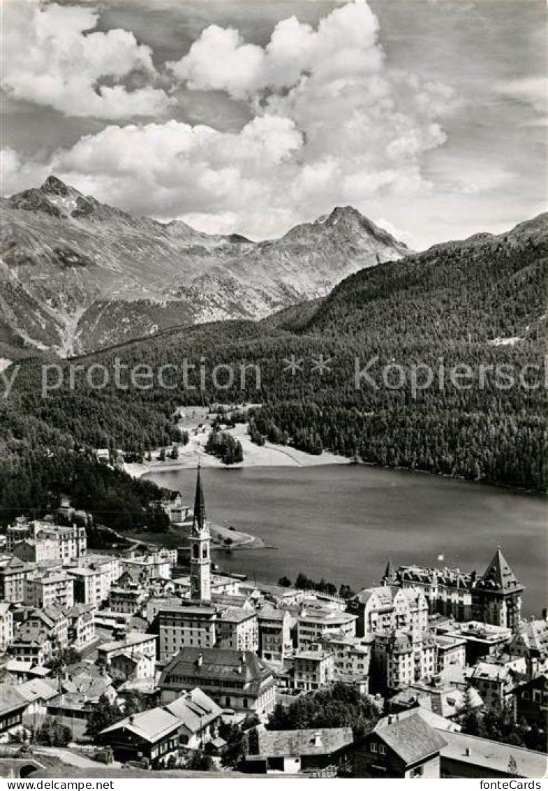 12988014 St Moritz GR Panorama Moritzersee Alpen St Moritz GR - Other & Unclassified