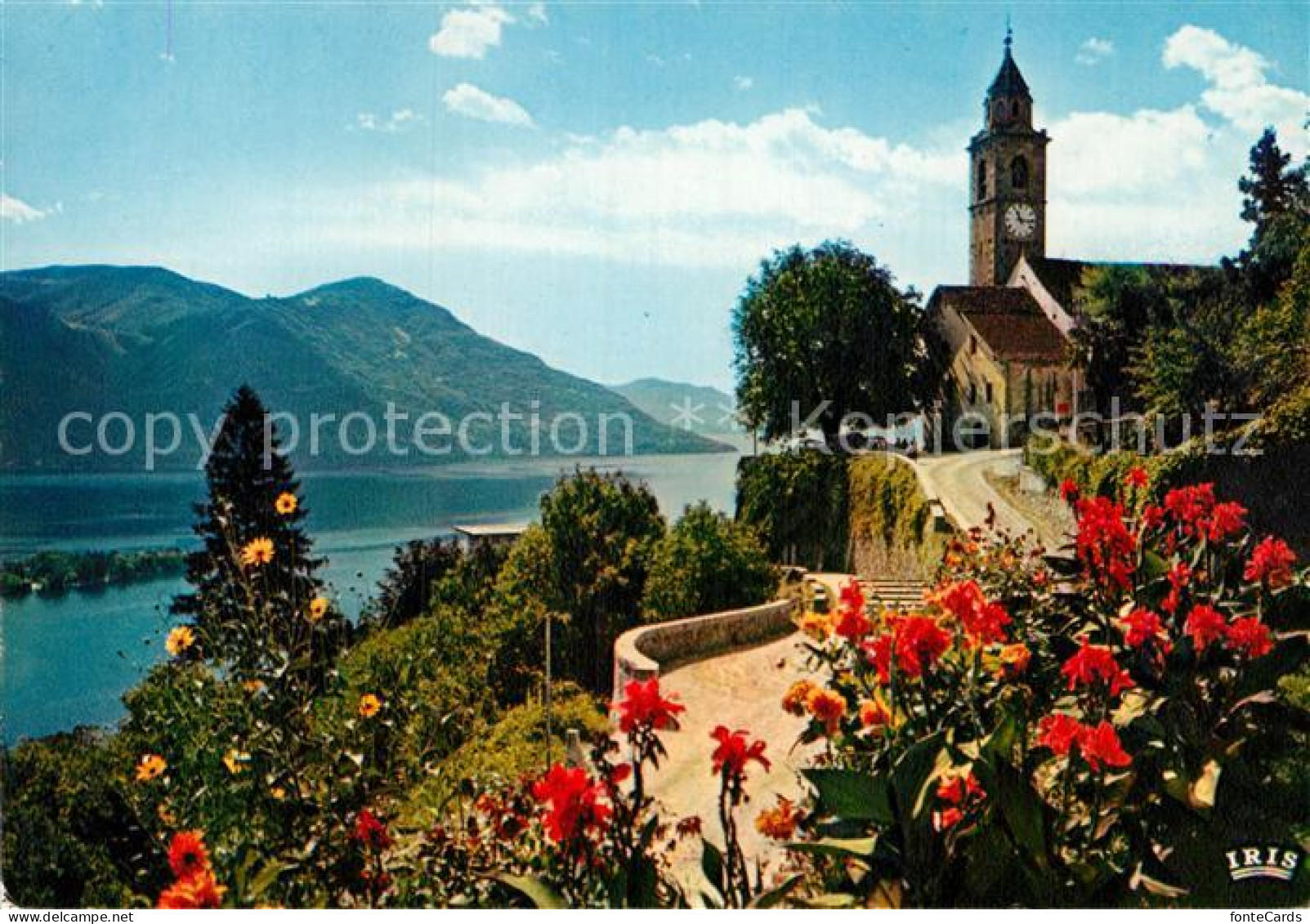 12987822 Ronco Sopra Ascona Chiesa Lago Maggiore Kirche Ronco Sopra Ascona - Altri & Non Classificati