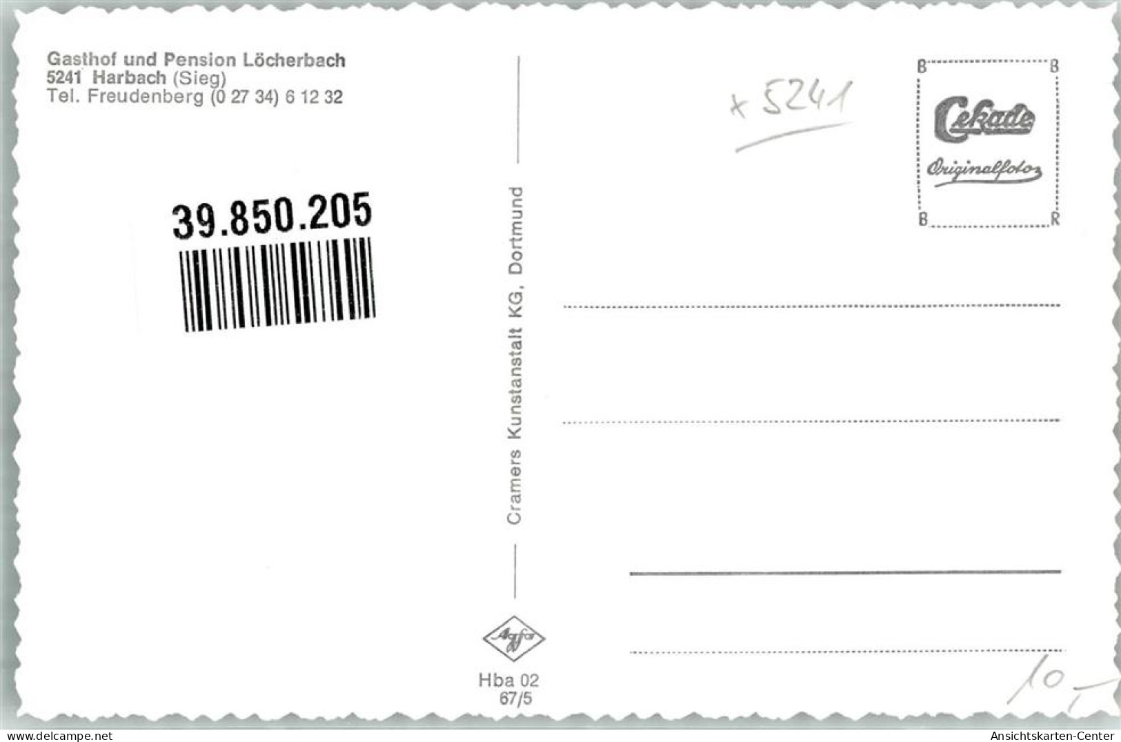 39850205 - Harbach B Betzdorf, Sieg - Sonstige & Ohne Zuordnung