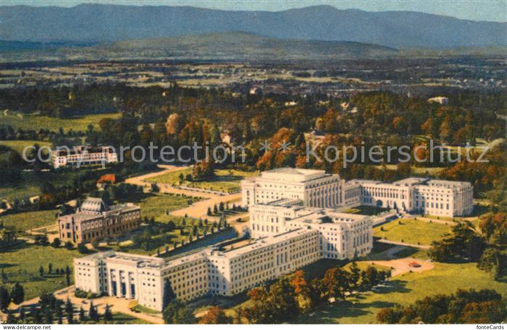 12984690 Geneve GE Palais Des Nations Unies Vue Aerienne Geneve GE - Other & Unclassified