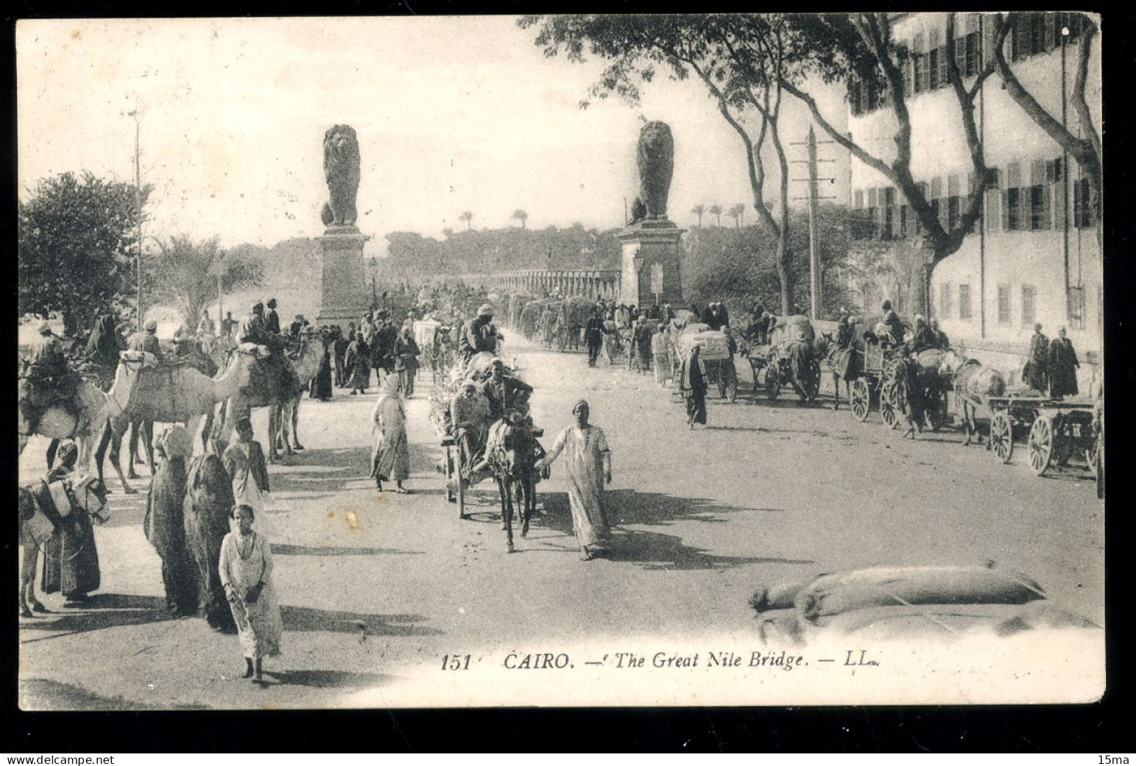 Cairo  Le Caire The Great Nile Bridge LL 1911 - Caïro