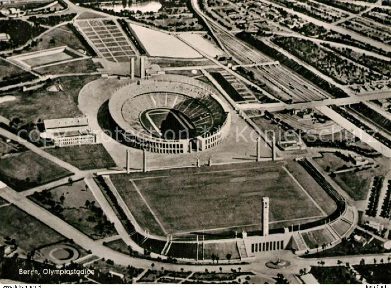 12982854 Bern BE Olympiastadion Fliegeraufnahme Bern - Andere & Zonder Classificatie