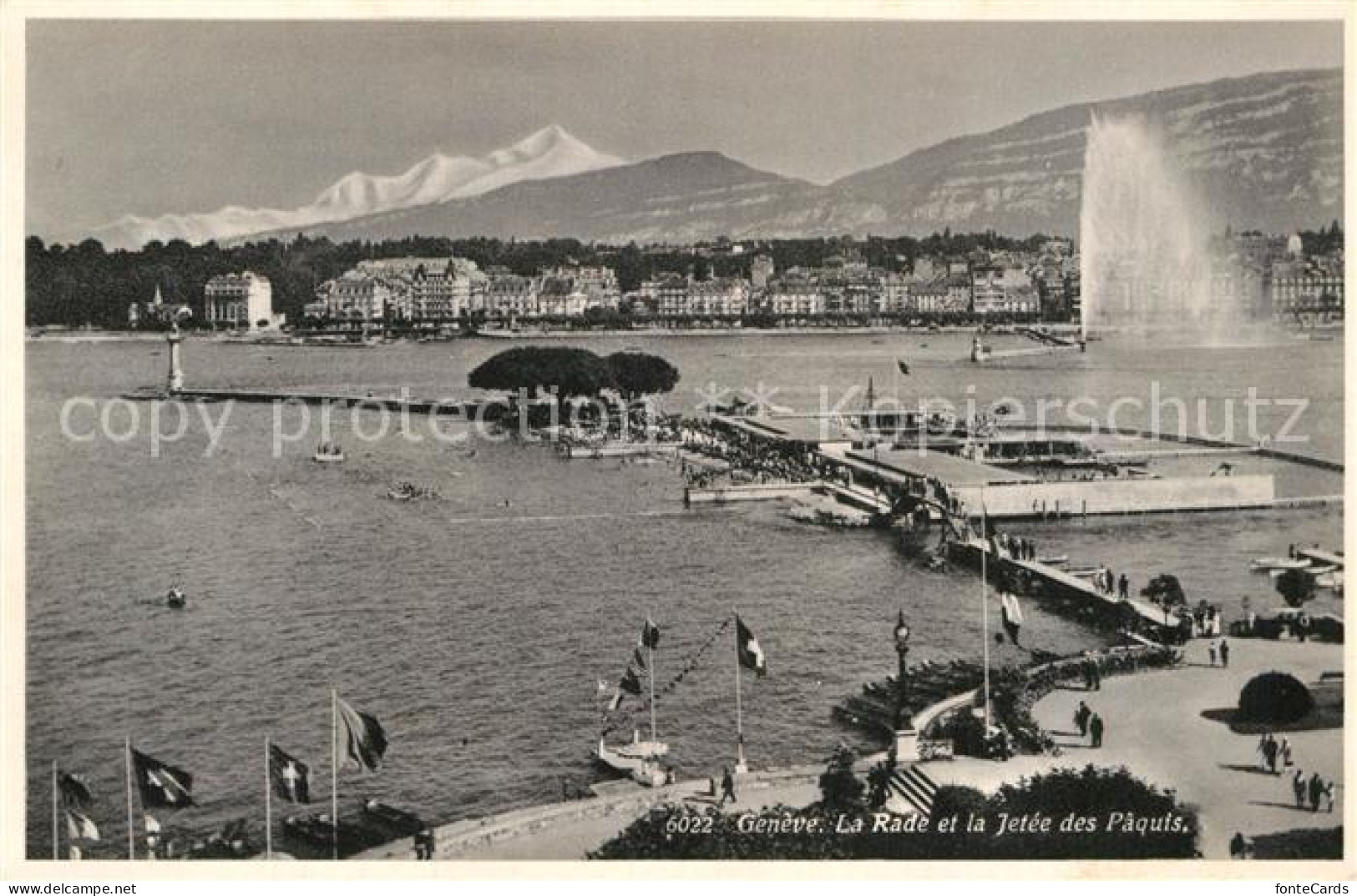 12982650 Geneve GE La Rade Et La Jetee Des Paquis Geneve GE - Autres & Non Classés