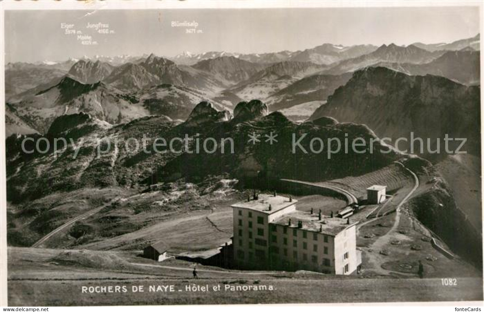12982642 Rochers De Naye Hotel Et Panorama Alpes Rochers De Naye - Other & Unclassified