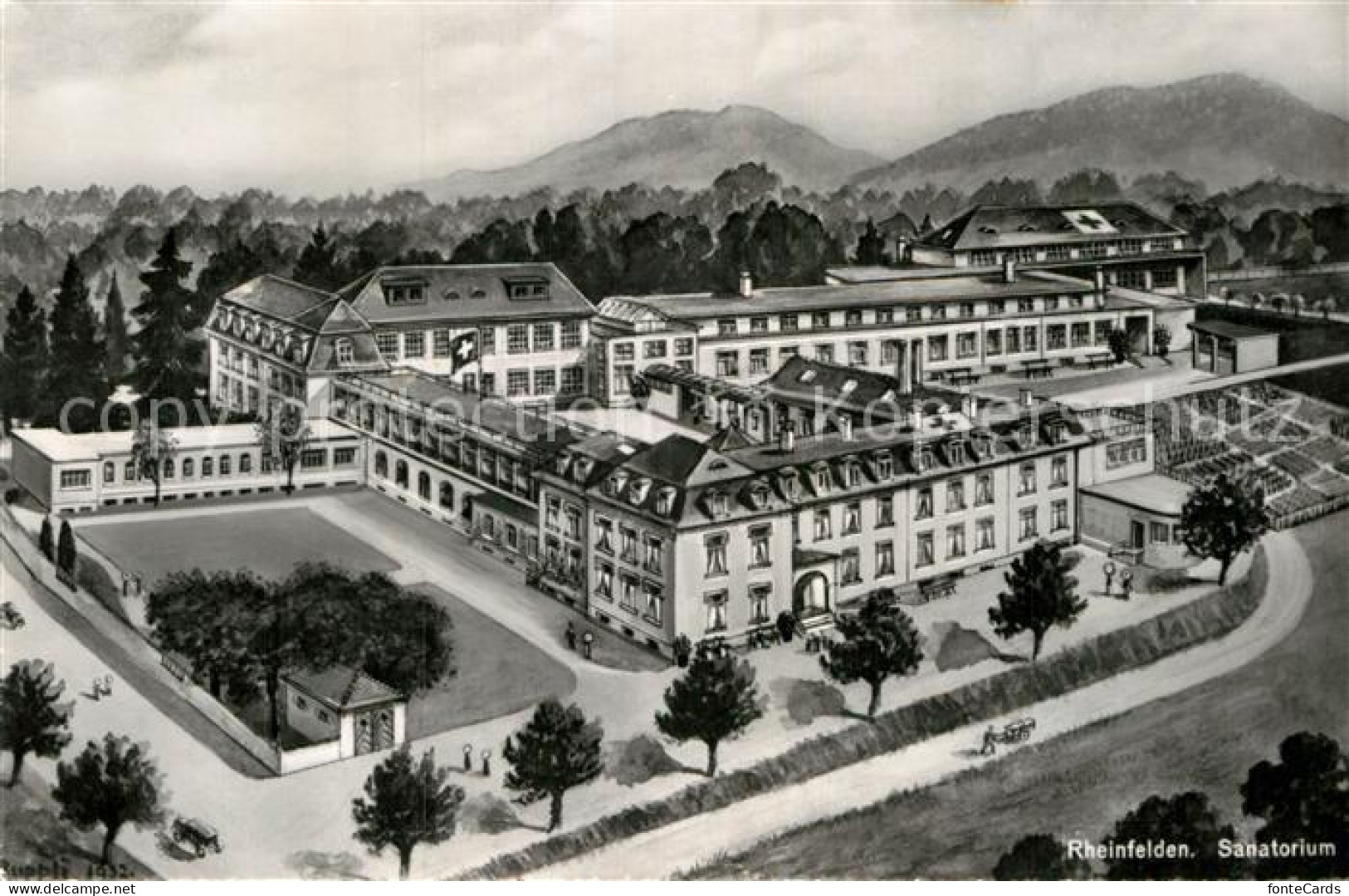 12982640 Rheinfelden AG Sanatorium Kuenstlerkarte Rheinfelden AG - Altri & Non Classificati