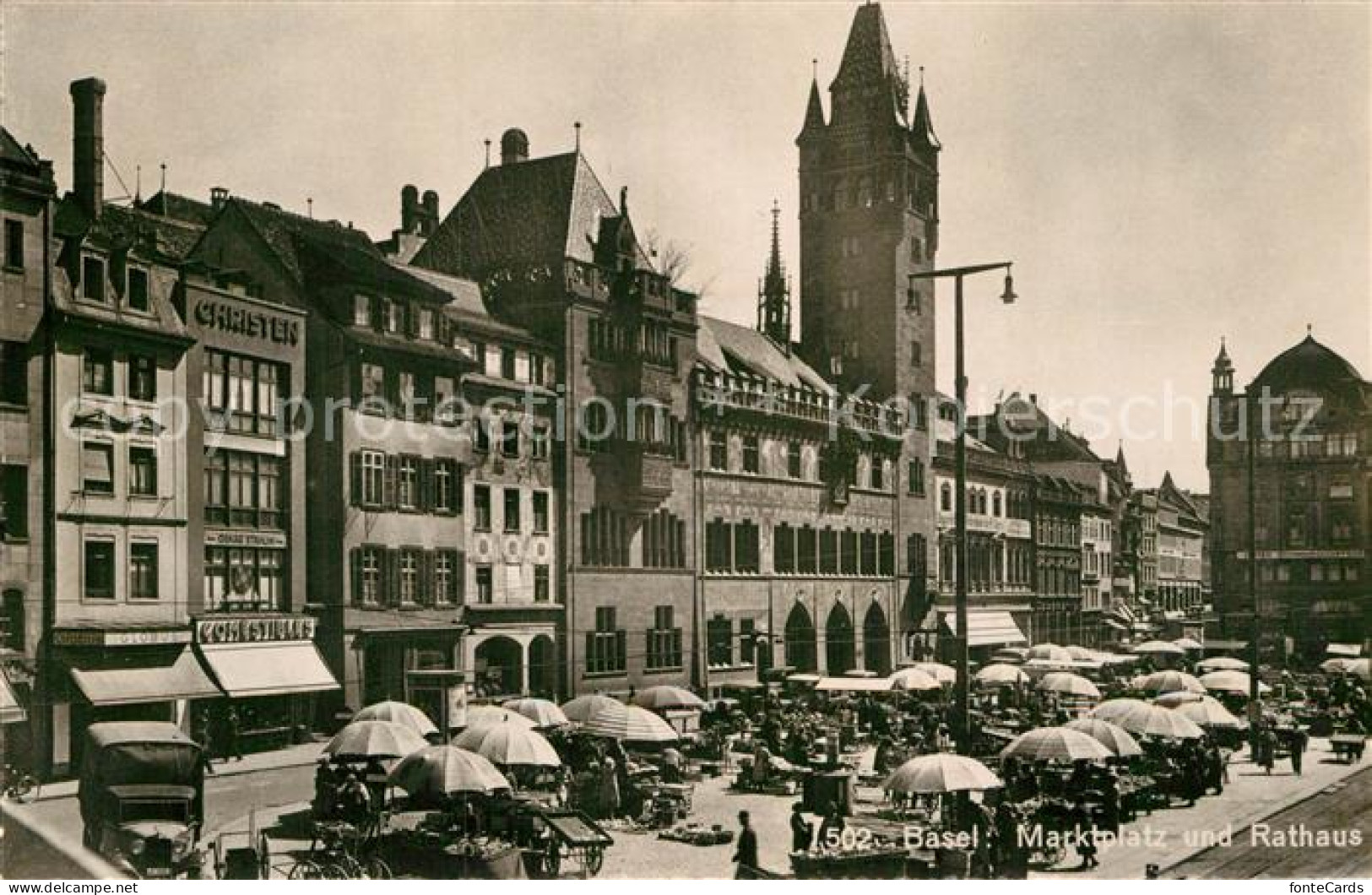 12982628 Basel BS Marktplatz Und Rathaus Basel BS - Other & Unclassified