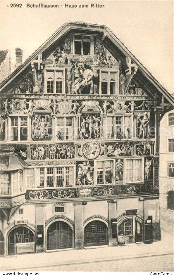 12981698 Schaffhausen SH Haus Zum Ritter Historisches Gebaeude Schaffhausen SH - Sonstige & Ohne Zuordnung