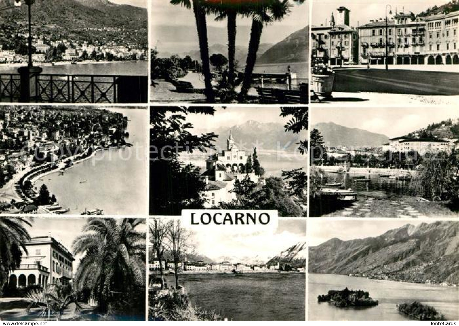 12980803 Locarno TI Uferpartie Am See Teilansichten Insel Alpen Locarno TI - Autres & Non Classés