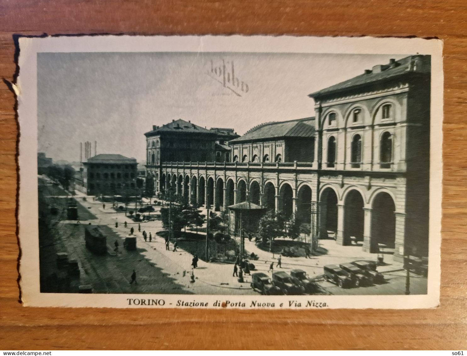 19368 Eb.  Cartolina Torino - Stazione Di Porta Nuova E Via Nizza 1936 - FG - VF - Stazione Porta Nuova