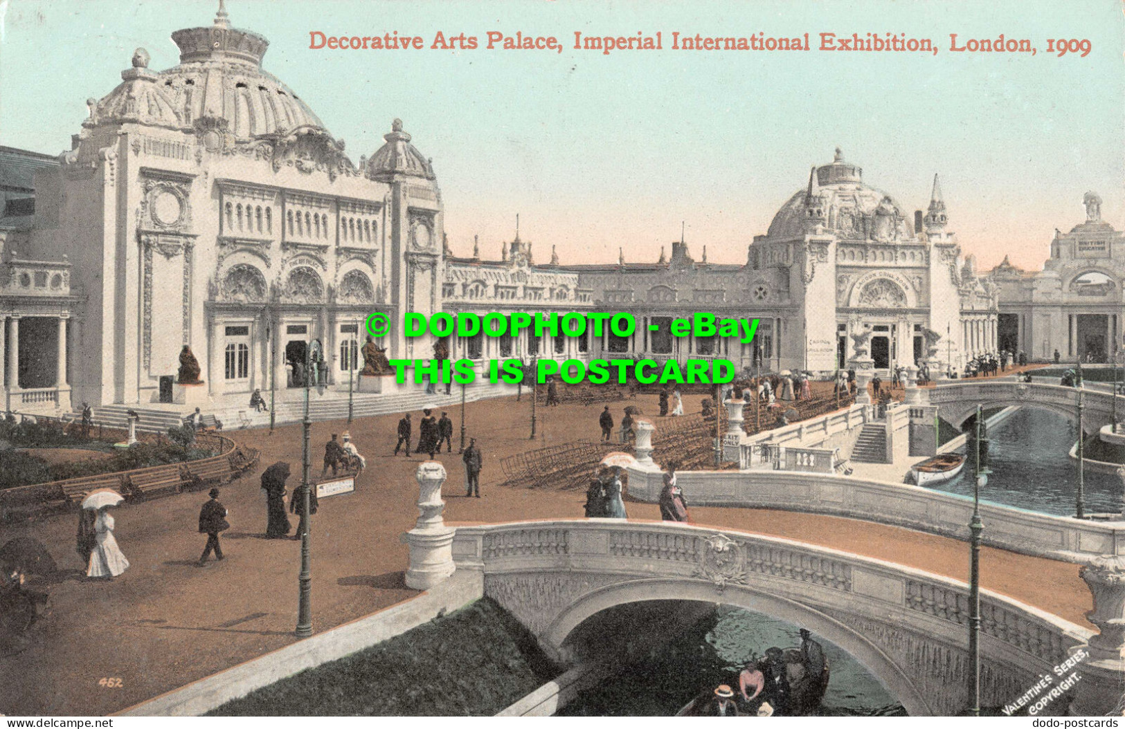 R530920 Decorative Arts Palace. Imperial International Exhibition. London. 1909. - Other & Unclassified