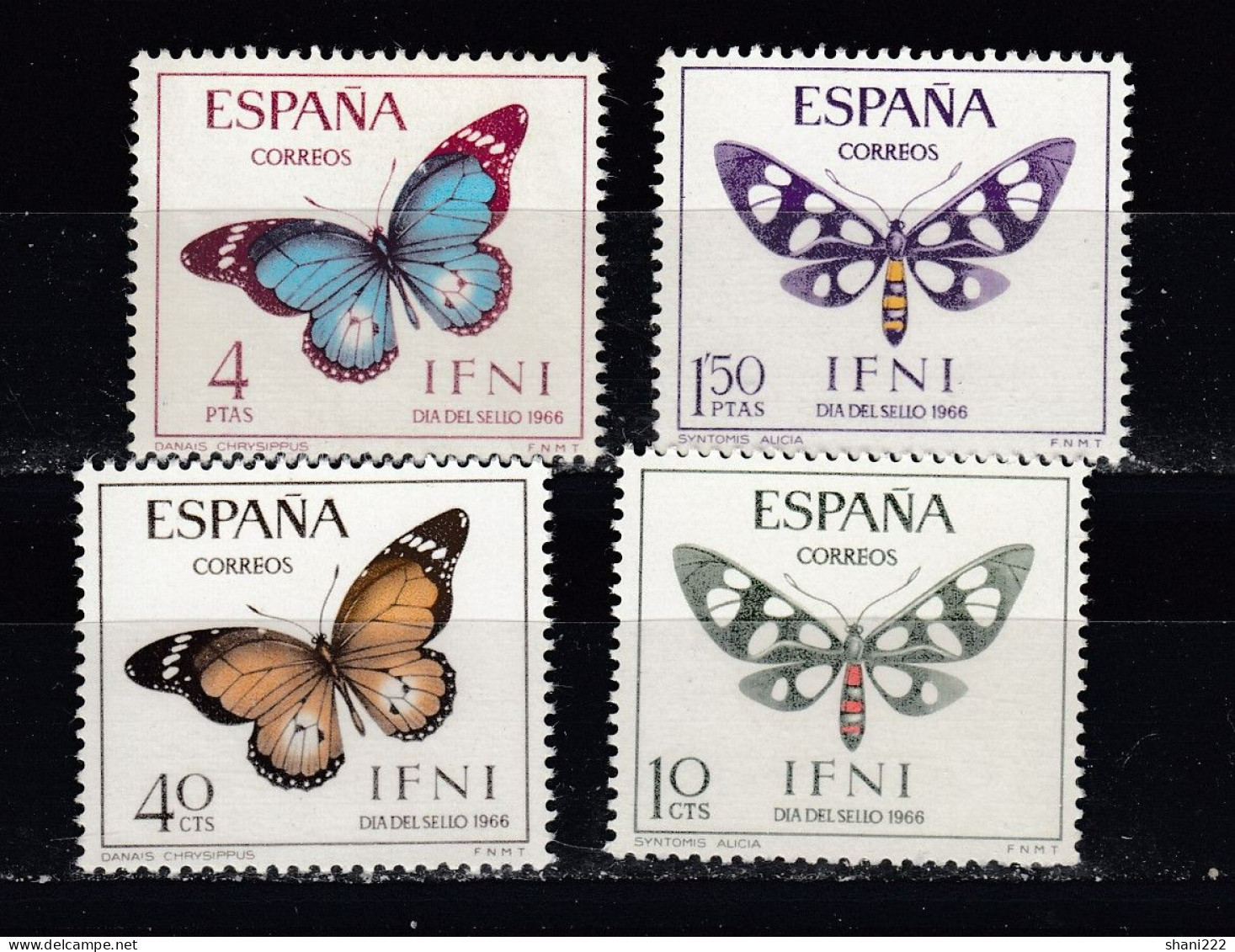 Ifni - 1966 - Butterflies - MNH  (e-840) - Ifni