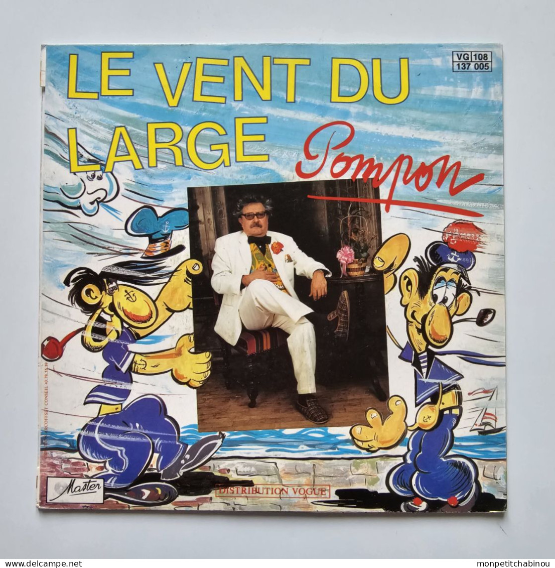 45T POMPON : Le Vent Du Large - Other - French Music