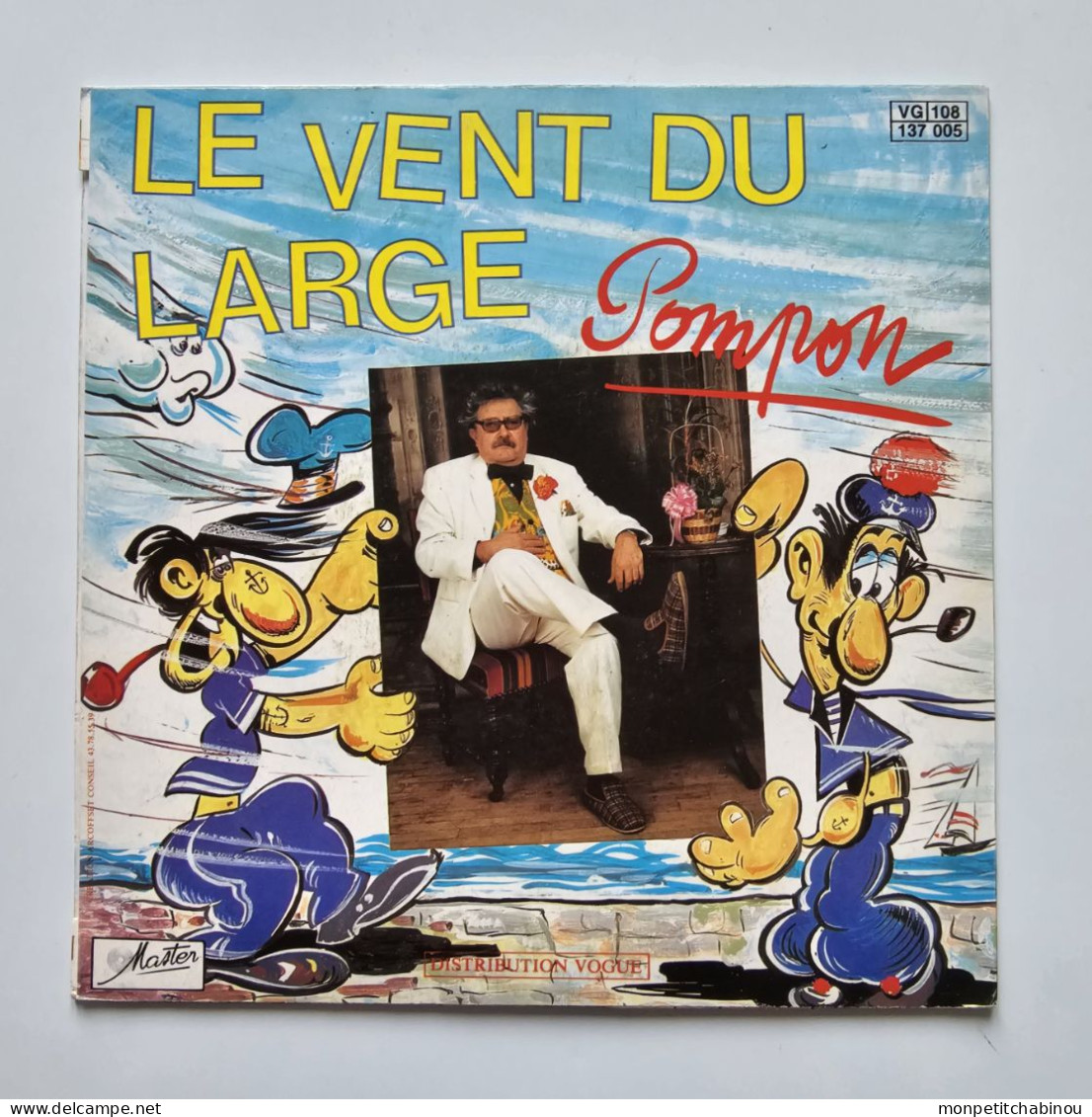 45T POMPON : Le Vent Du Large - Sonstige - Franz. Chansons