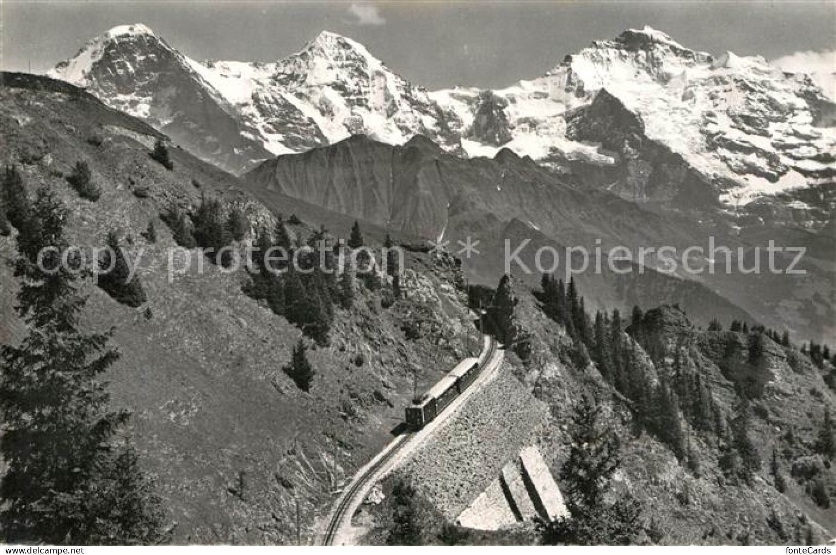 12976200 Schynige-Platte-Bahn Eiger Moench Jungfrau  Schynige-Platte-Bahn - Andere & Zonder Classificatie