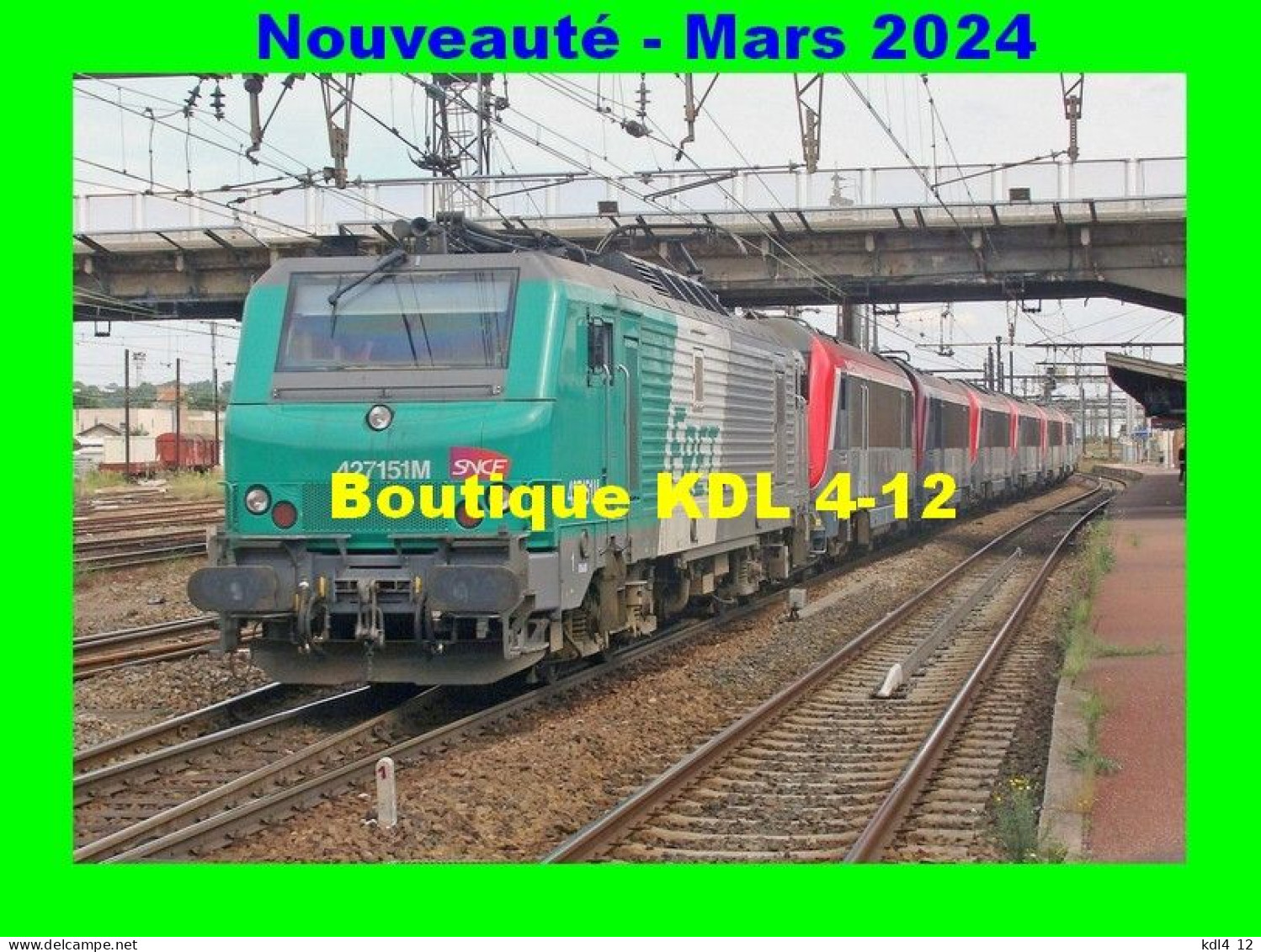 ACACF 866 - Train De Machines, Loco BB 27151 En Gare - JUVISY-SUR-ORGE - Essonne - SNCF - Trains
