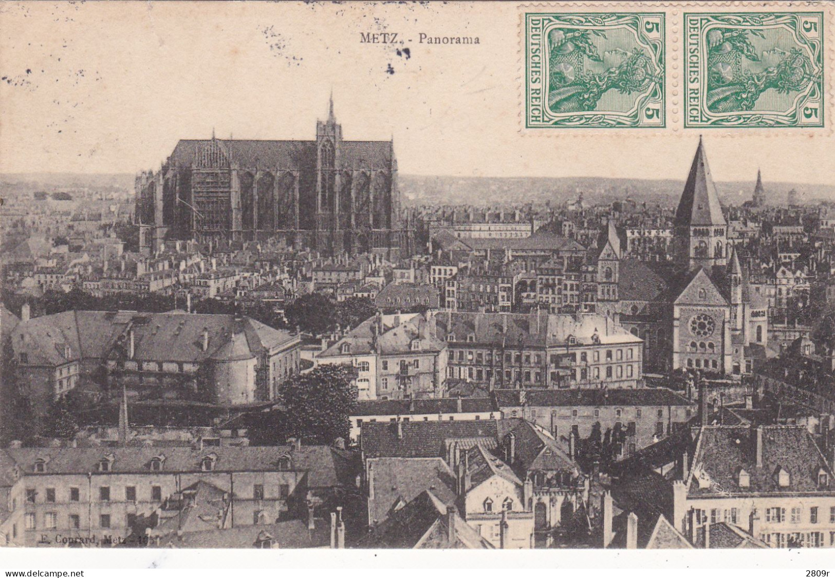 LOT 10 cartes moselle