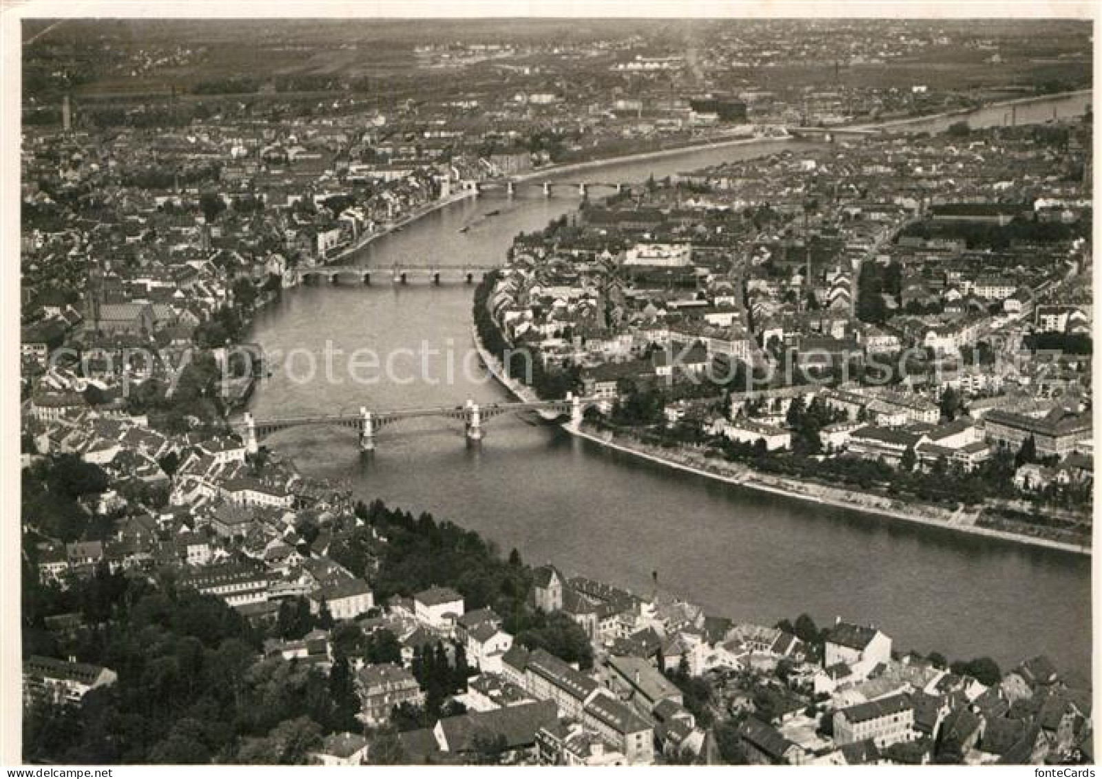 12975038 Basel BS Die Vier Rheinbruecken Serie Fliegeraufnahmen Basel BS - Autres & Non Classés