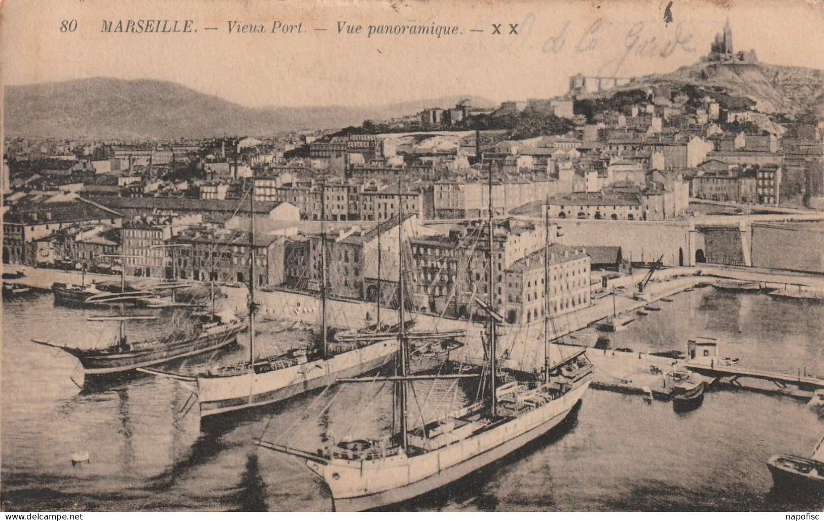 13-Marseille Vieux-Port Vue Panoramique - Oude Haven (Vieux Port), Saint Victor, De Panier