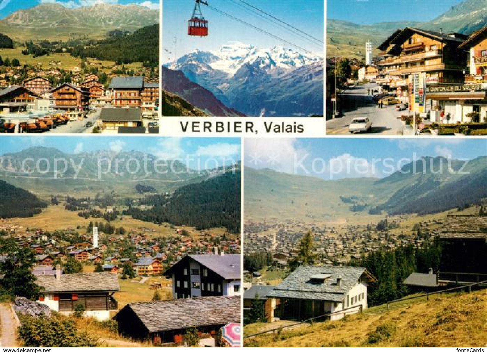 12971510 Verbier Ortspartien Und Seilbahn Verbier - Other & Unclassified