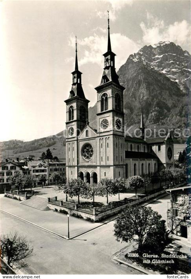 12970173 Glarus GL Stadtkirche Glaernisch Glarus - Sonstige & Ohne Zuordnung