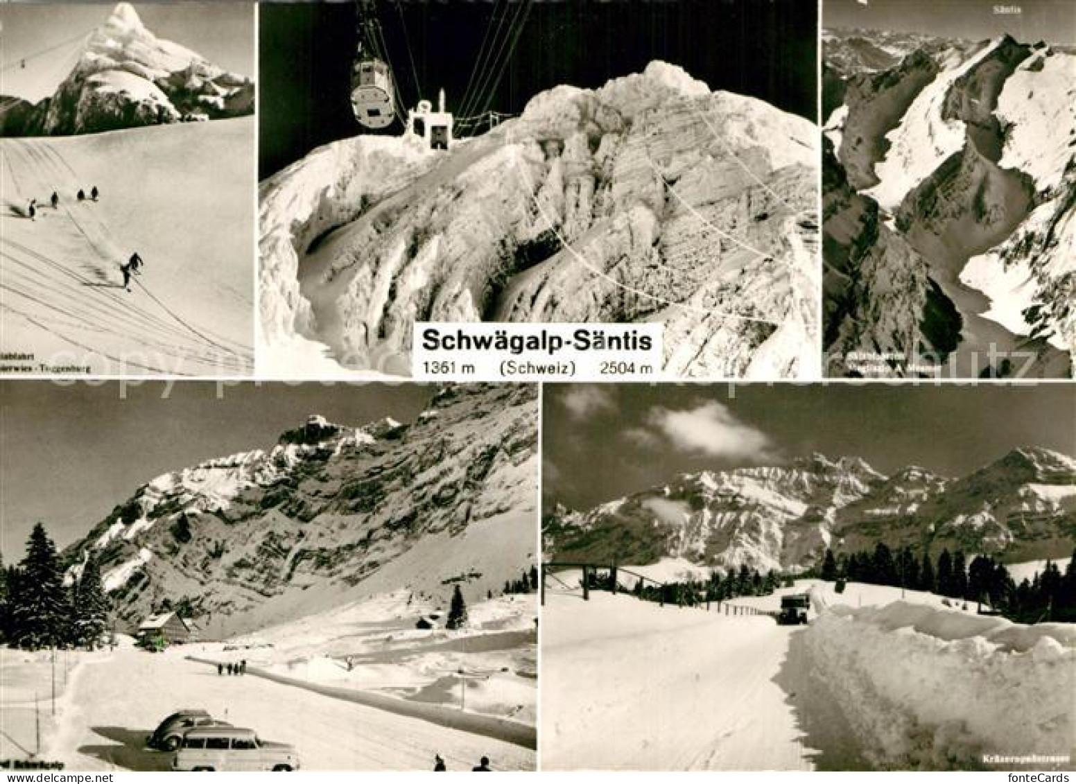 12968832 Schwaegalp AR Saentis Kraetzerpassstrasse Luftseilbahn Schwaegalp - Other & Unclassified