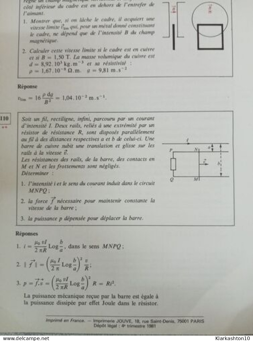 Exercices Et Problèmes Résolus - Sonstige & Ohne Zuordnung