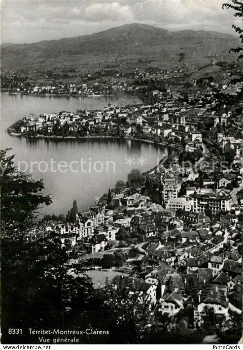 12967528 Territet Montreux Vue Generale Lac Leman Genfersee Territet Montreux - Autres & Non Classés