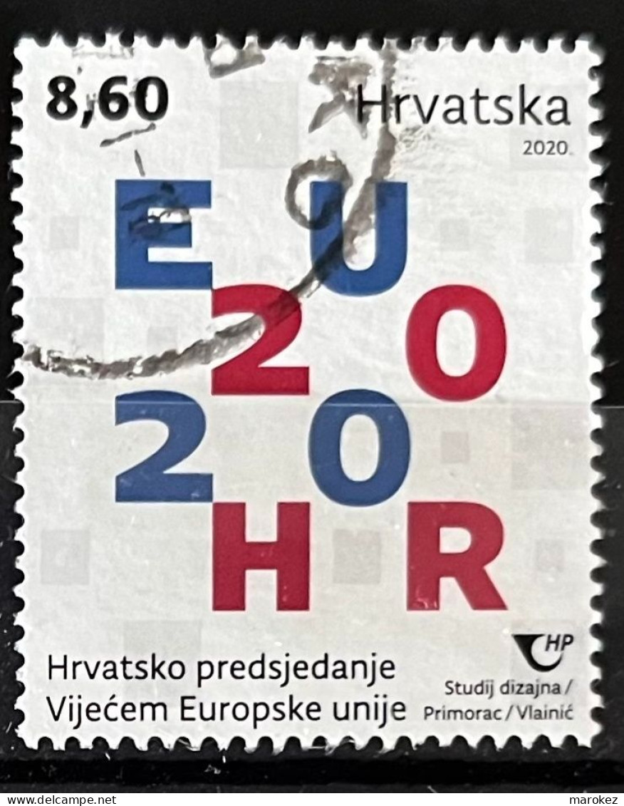 CROATIA 2020 Politics - Presidency Of Croatia In The European Union Postally Used MICHEL # 1438 - Croacia