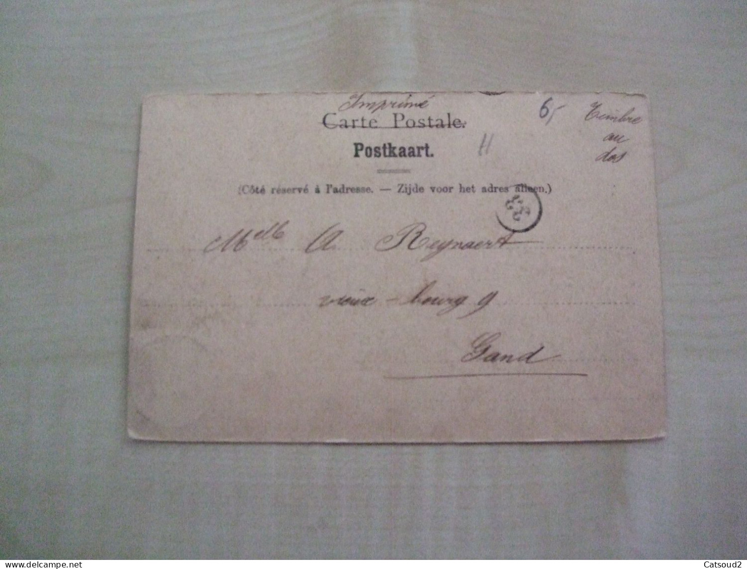 Carte Postale Ancienne 1901 SOUVENIR DE MORLANWELZ Château - Morlanwelz